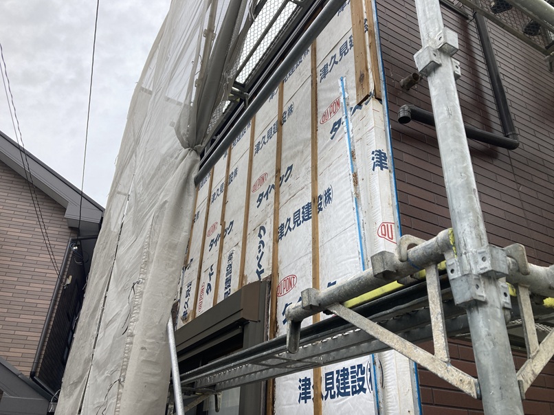 サイディング材解体